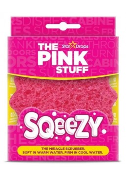 Губка для прибирання The Pink Stuff Sqeezy Miracle Scrubber, 1 шт